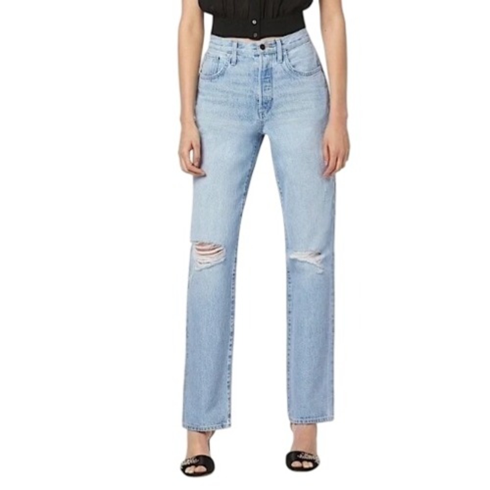 Favorite Daughter Womens 27 The Otto High Rise Distressed Boyfriend Jeans NWT